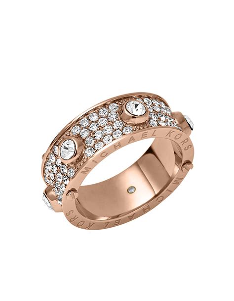 michael kors ring rose